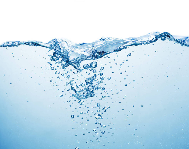 Superficie de agua azul - Foto, Imagen