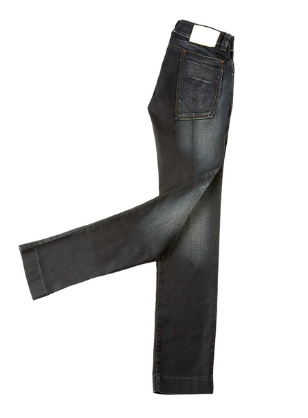 Black worn jeans side - Photo, Image