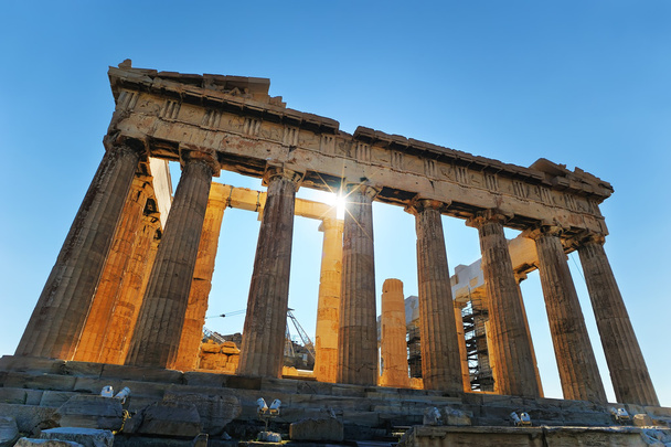 Acrópolis del Partenón en Atenas
 - Foto, Imagen