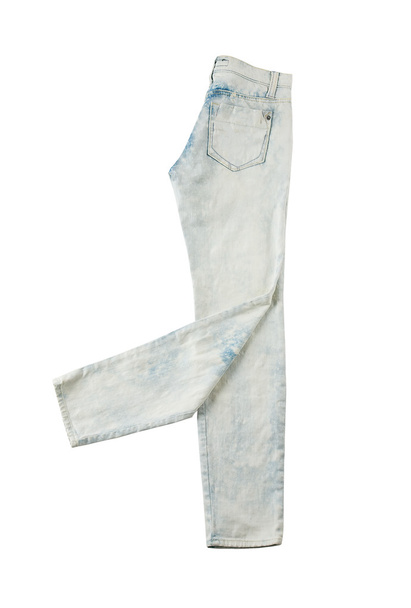tie dye witte jeans - Foto, afbeelding