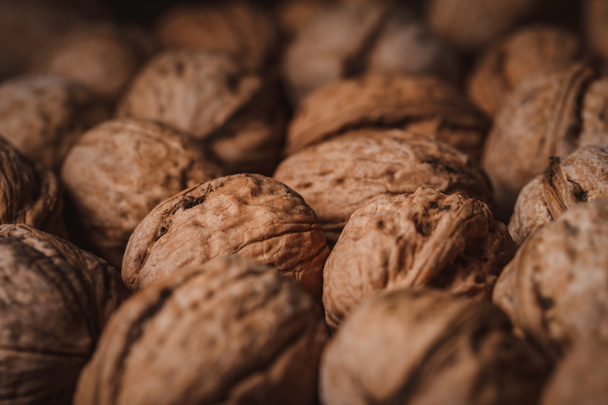 full frame of tasty walnuts as background - 写真・画像