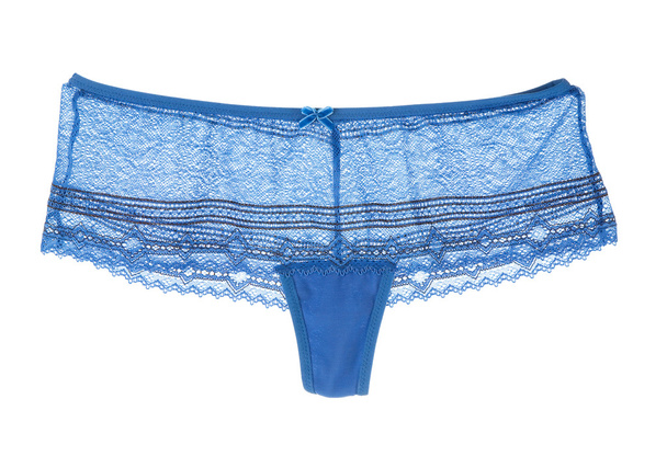 Culotte délicate en dentelle bleu clair
 - Photo, image