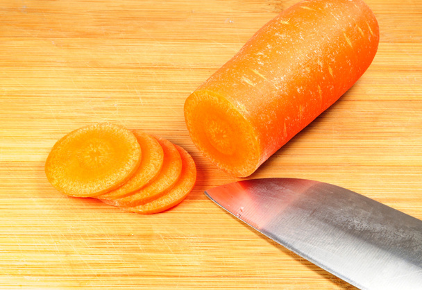 Carrot and knife - Zdjęcie, obraz