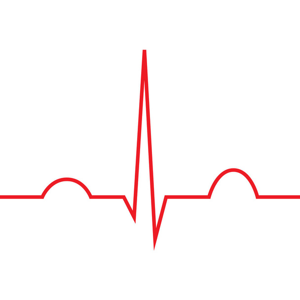 φυσιολογικού καρδιακού ρυθμού ΗΚΓ, διανυσματικά και εικονογράφηση - Διάνυσμα, εικόνα