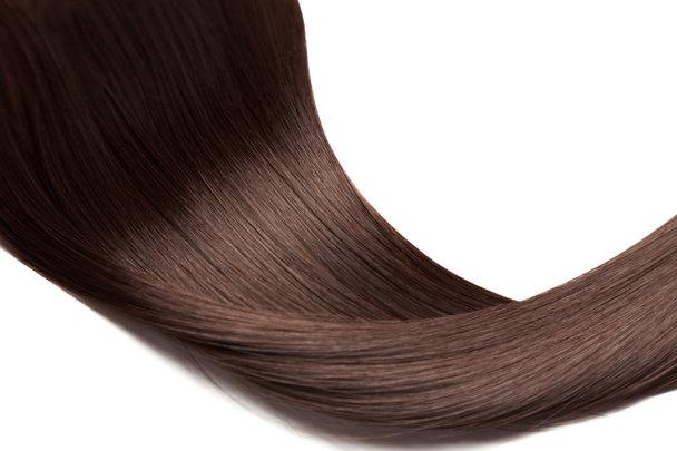 Closeup on luxurious straight glossy hair - Fotó, kép