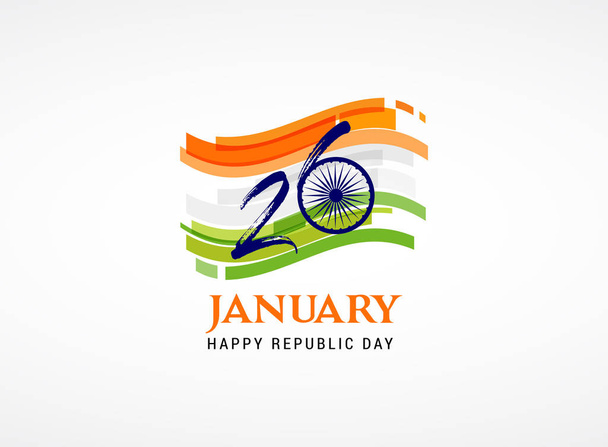 Conception de concept, bannière, affiche et logo de la Journée de la République indienne
 - Vecteur, image