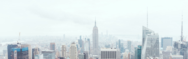 panoramablick auf new york city buildings, usa - Foto, Bild