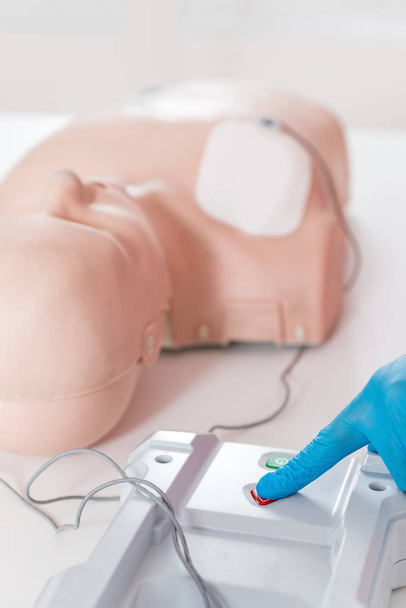 First Aid Training - Cardiopulmonary resuscitation. First aid course. - Фото, зображення
