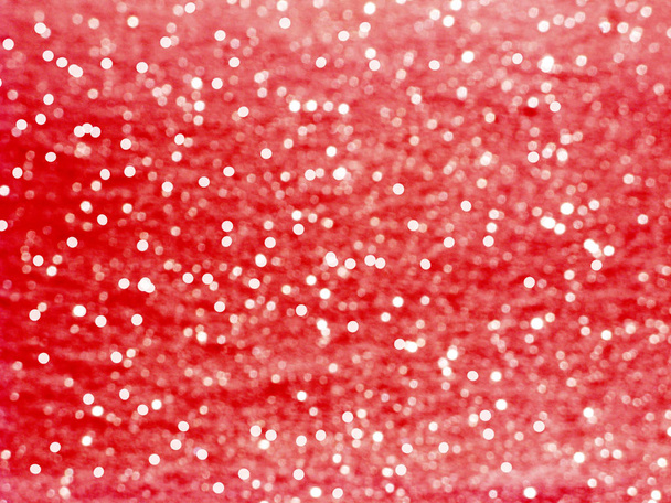 Abstract πολύχρωμο κόκκινο φόντο θολή Χριστούγεννα ελαφριά γιρλάντα χιόνι - Φωτογραφία, εικόνα