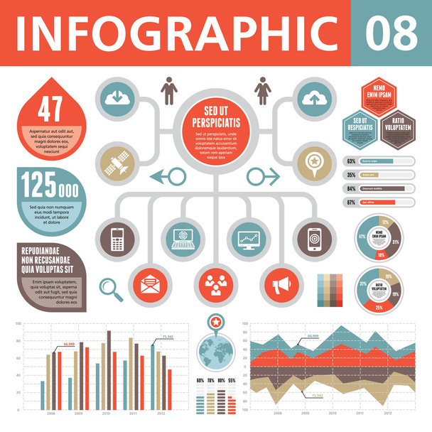 Infographic Elements 08 - Vector, Image