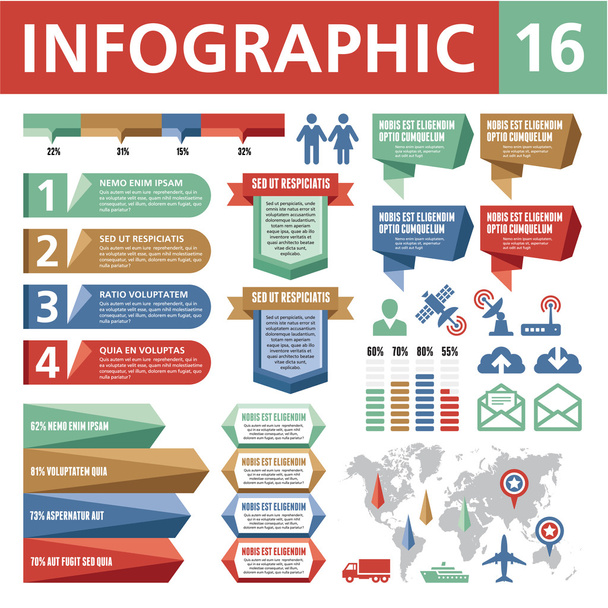Infographic prvky 16 - Vektor, obrázek