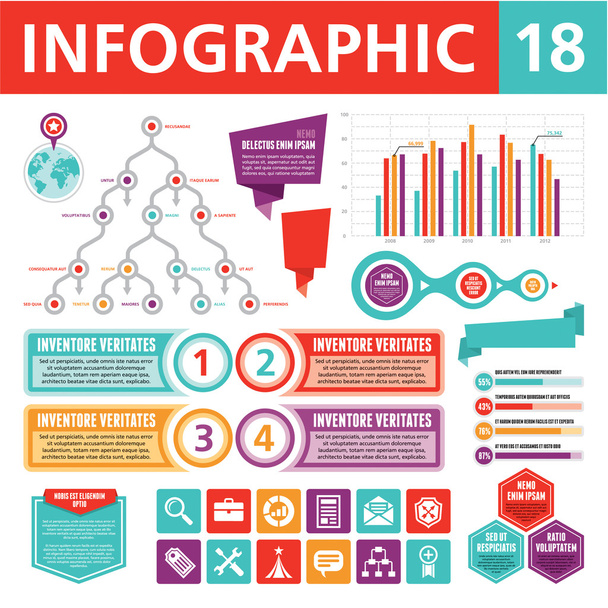 infografische Elemente 18 - Vektor, Bild