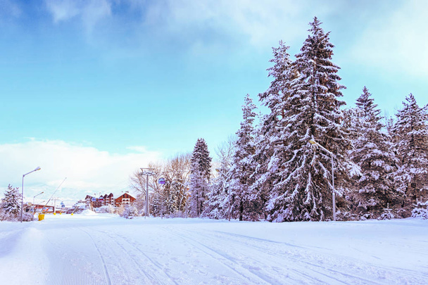 Estância de esqui Bansko, Bulgária, teleférico - Foto, Imagem