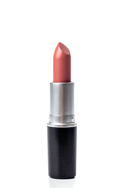 Pink lipstick isolated on white - Foto, afbeelding