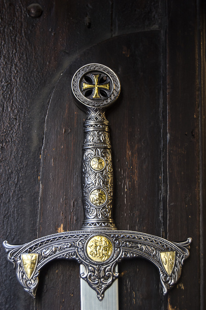 özellikle kılıç kabzası templar - Fotoğraf, Görsel