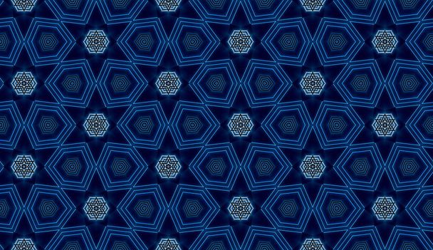 abstraktní kaleidoskopický vzor bezešvé pozadí - Fotografie, Obrázek