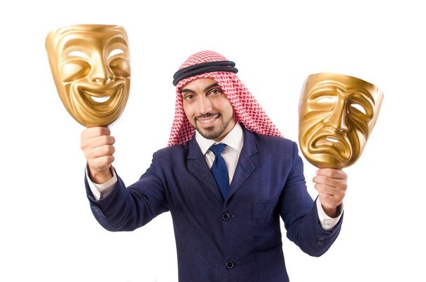 Arab man hypocrisy concept - Photo, Image