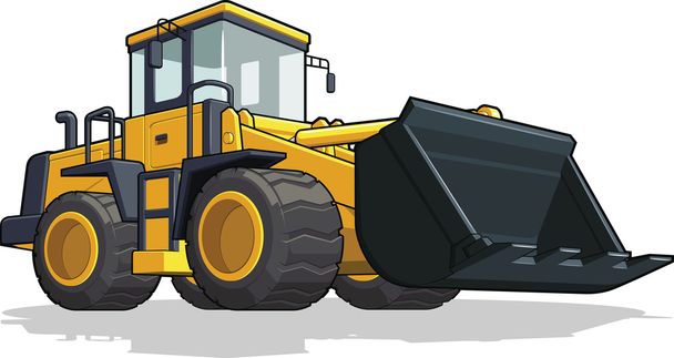 bulldozer - Vecteur, image