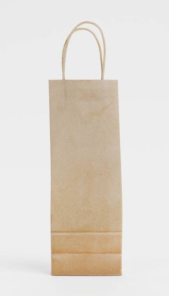 Realistic 3d Render of Wine Bag - Photo, Image