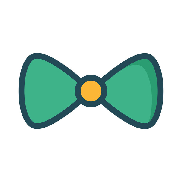 bow tie flat style icon, vector illustration  - Διάνυσμα, εικόνα