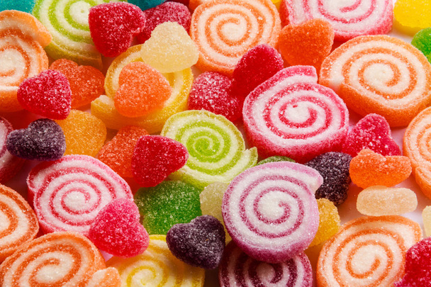 Colorful of jelly candy background - Photo, Image
