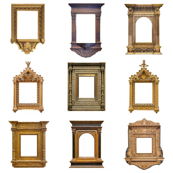 Conjunto de marcos de madera para pinturas, espejos o fotos
 - Foto, imagen