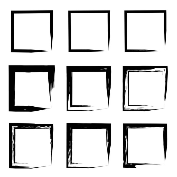 Collection ou set cadres carrés
  - Photo, image