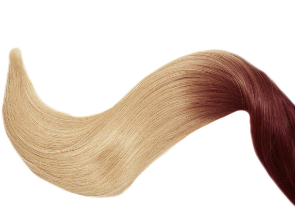 Blond glanzend haar textuur ombre abstract mode stijl achtergrond                                - Foto, afbeelding