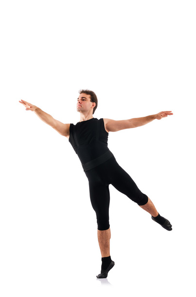 χορεύτρια που απομονώνονται σε λευκό φόντο - Φωτογραφία, εικόνα