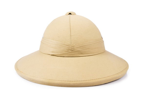 Safari klobouk izolovaných na bílém - Fotografie, Obrázek