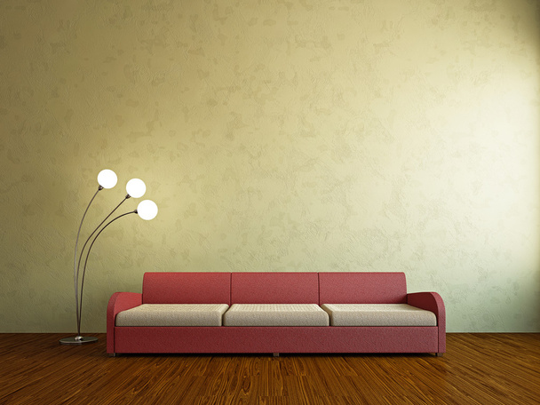 Livingroom with sofa - Φωτογραφία, εικόνα