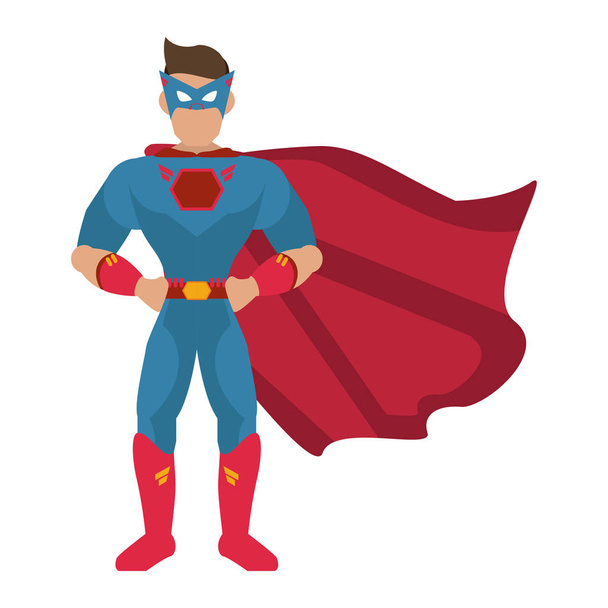 Superhero character cartoon - Vector, imagen