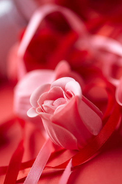 Sevgililer günü için güzel kırmızı süsleri - Fotoğraf, Görsel