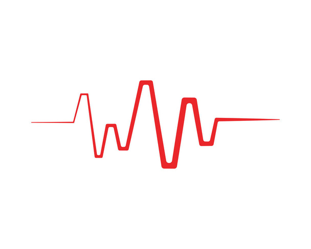 Diseño de arte salud latidos cardíacos médicos pulso - Vector
 - Vector, Imagen