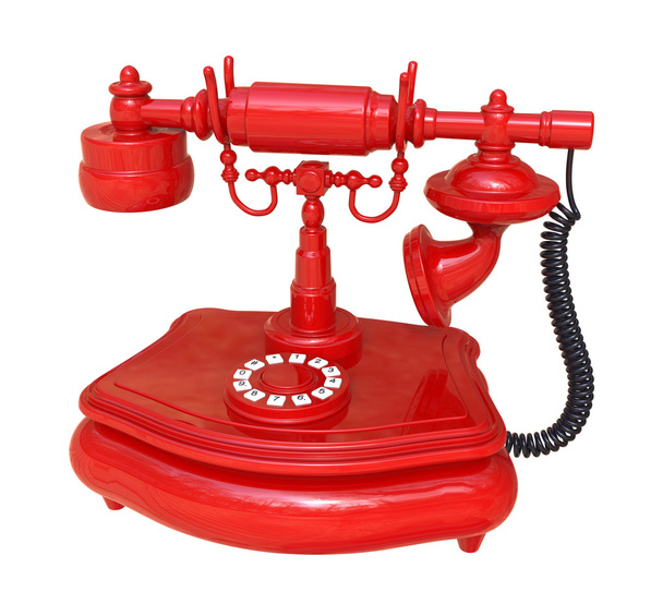 Telefone vermelho
 - Foto, Imagem