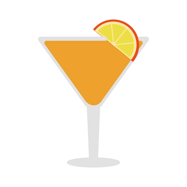 Cocktail drink cup - Vector, Image