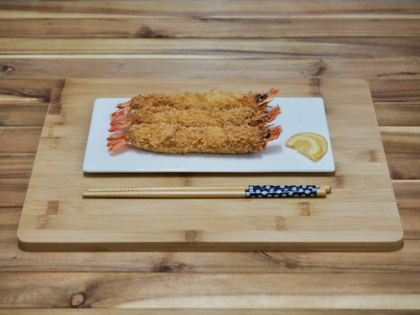 Азіатський харчової, Deep-fried креветки - Фото, зображення