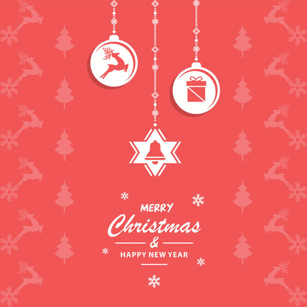 Christmas decoration depen-vector illustration - Vector, Image