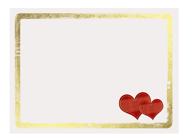 Valentines day card with hearts - Φωτογραφία, εικόνα
