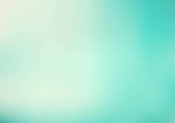 Abstract lighting effect gradient turquoise pastel green mint color background. Vector illustration - Vector, Image