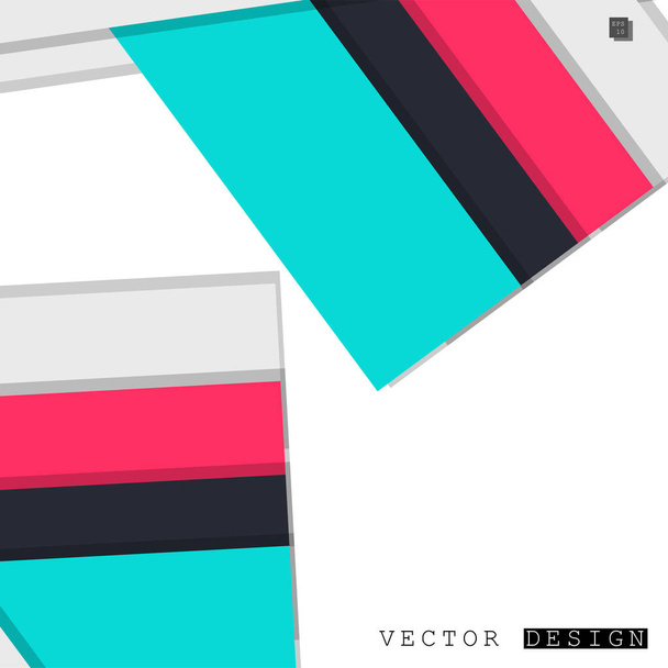 Abstract vector design with a background of colorful line patterns , vector design - Vektör, Görsel