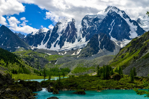 Altai. Shavlinskoe lake - the pearl of Altaimountains Dream, Beauty and fairy Tale - Fotografie, Obrázek