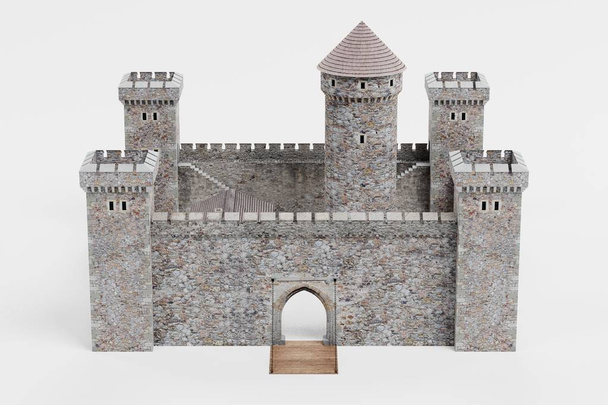 Keskiaikaisen linnan realistinen 3D-mallinnus
 - Valokuva, kuva