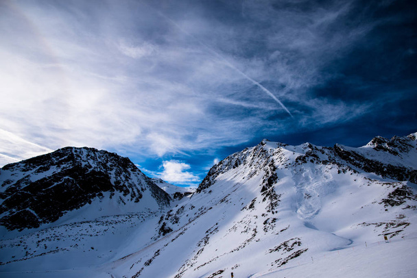 Amazing winter mountains landscape - Foto, afbeelding
