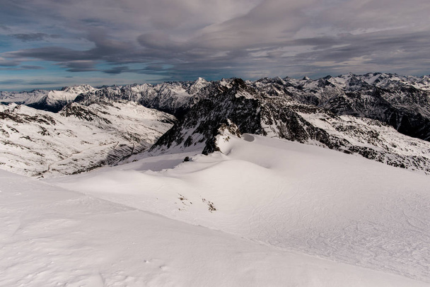 Úžasné zimní hory krajina - Fotografie, Obrázek