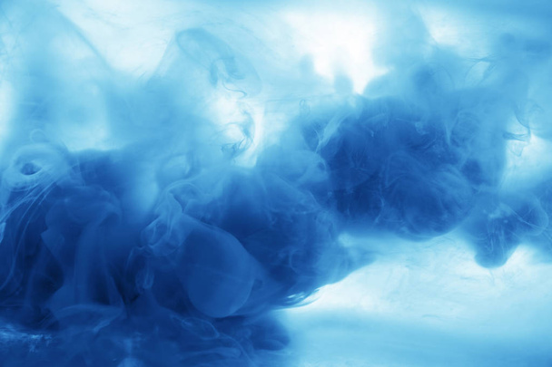 Чернила в воде дым акрилового искусства красочные абстрактные текстуры фона
 - Фото, изображение