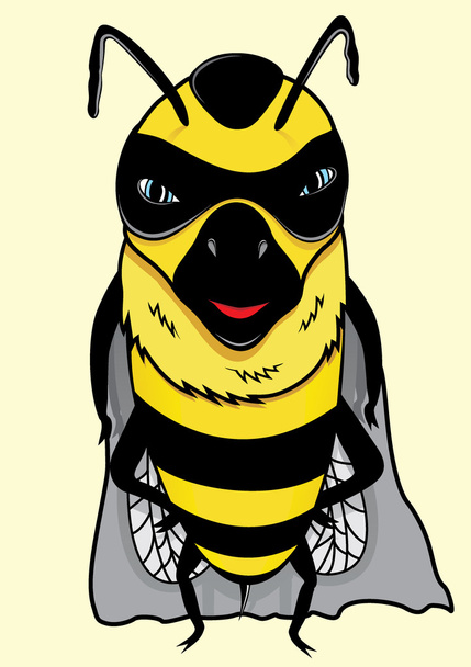 μέλισσα υπερήρωα - Διάνυσμα, εικόνα