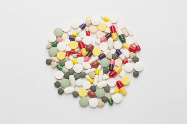 medical Drugs  on background,close up - Foto, Imagen