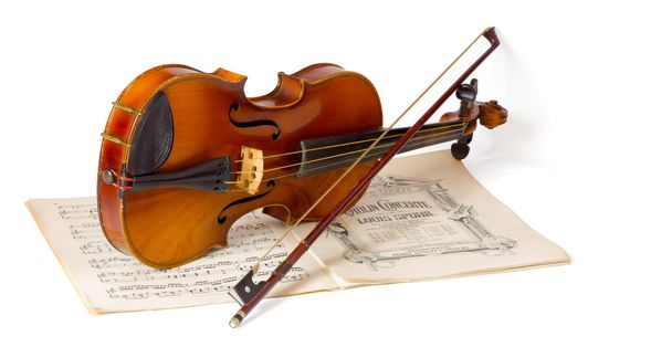Скрипка и лук
 - Фото, изображение