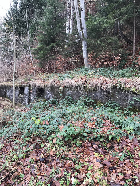 Ruiny rezydencji Adolfa Hitlera "Berghof" w Berchtesgaden, Bawaria, Niemcy (2018) - Zdjęcie, obraz